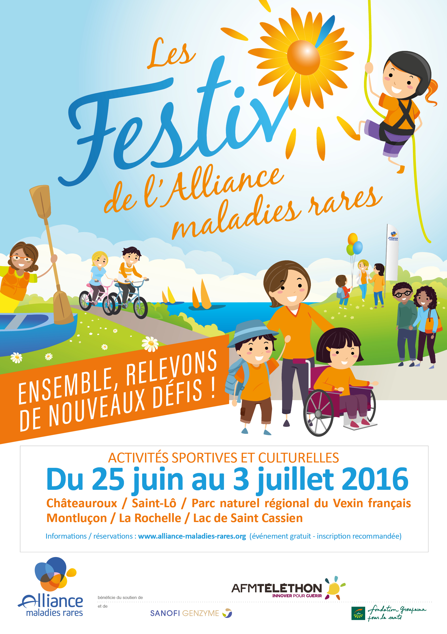 affiche des Festiv' de l’Alliance Maladies Rares